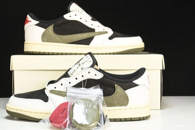 1 SP Low Travis Jordan Scott OG Olive Retro 0914
